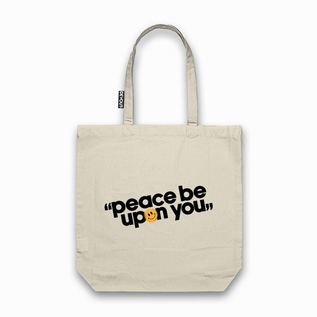 'Peace be Upon You' Tote Bag