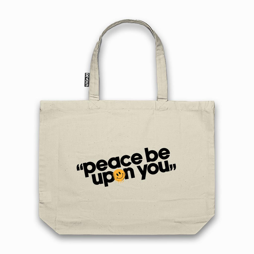 'Peace be Upon You' Tote Bag